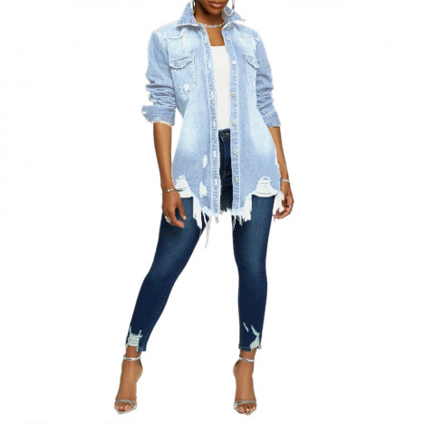 Women's Sexy Fashion Fall 2020 Denim Jacket