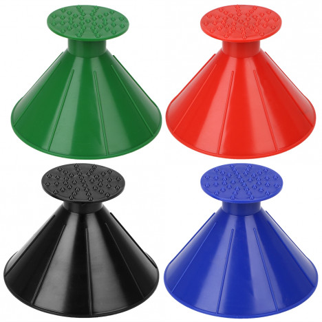 Funnel Snow Scraper Ice Scraper Car Windshield Snow Cover Ice Scrapers 4PCS MULTI-A