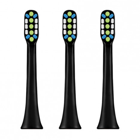 3PCS Replacement Toothbrush Head for SOOCAS / Xiaomi Mijia SOOCARE X3 BLACK