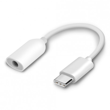 Original Xiaomi Type-C USB to 3.5mm Audio Cable for Xiaomi Note 7 / Oneplus 6 / Samsung Galaxy S9 Note 8 9 WHITE