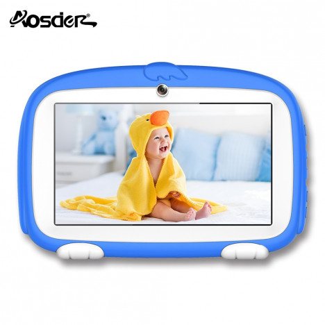 AVOSDER Q738 7-inch Kids Tablet 3500mAh Android 9.0 16GB ROM Dual Cameras WiFi / USB Connection BLUE