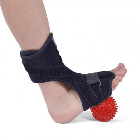 1Pcs Adjustable Foot Orthosis Stabilizer Plantar Fasciitis Ankle Support Dorsal Splint Foot Drop Orthotic Brace Belt Pain Relief