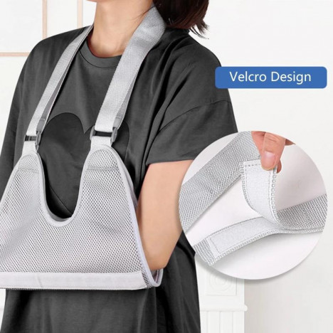 Dislocated Arm Sling Medical Shoulder Immobilizer Rotator Cuff Wrist Elbow Forearm Support Brace Strap for Fractured Arm