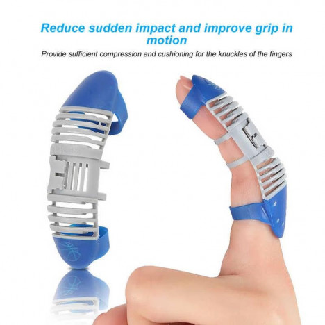 1 Pcs Finger Splint Brace Hollow Out Type Finger Brace Sleeve for Basketball Sports Decrease Pressure Finger Support Tape