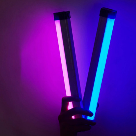 Handheld LED Fill Light LED Video Light Wand Stick Photography Lamp Rechargable Battery Flash Light Wand Colorful Selfie Lamp