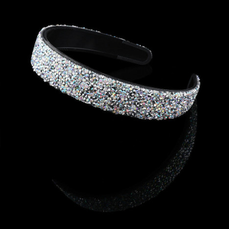 Fashion Women's Crystal Headband Wide Head Band Hairband Hair Hoop Accessories