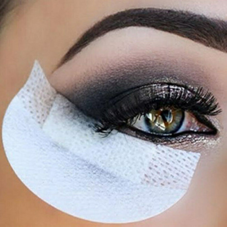 100Pcs Eyelash Pad Under Eye Stickers Makeup Eye Shadow Eyeliner Shields Patches