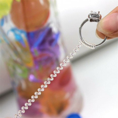12x Wholesale Ring Size Adjuster Insert Guard Tightener Reducer Resizing Fitter