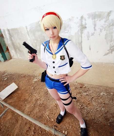 Resident Evil Sherry Birkin Cosplay Costume
