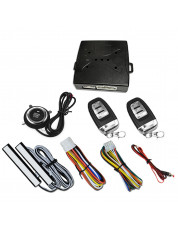 A6 - A Push Button Start System Car Security Alarm Engine Starter BLACK