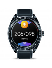 Zeblaze Heart Rate Blood Pressure Monitoring Female Health Countdown Call Rejection IP67 Color Touch Display Smart Watch BLACK