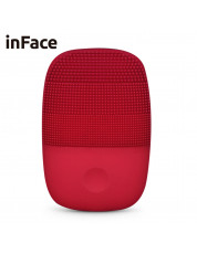 inFace MS2001 Sonic Ion Smart Cleanser Food Grade Silicone CHESTNUT RED