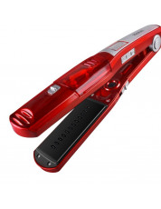 Kemei KM-3011 Hair Straightener Comb Ceramic Hair Iron Electric Hair Straighteni RED