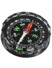 Mini Pocket Liquid Compass Outdoor Navigation Tool BLACK