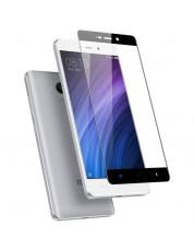 Luanke Tempered Glass Full Cover Screen Protective Film for Xiaomi Redmi 4 0.3mm 2.5D 9H Explosion-proof Protector BLACK