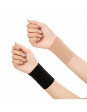 2Pcs Unisex Sports Protective Wristband Exercise Wrist Brace Soft Wrist Cuff Breathable Wrist Support Protector