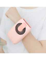 Hanging waist fan USB charging hanging neck fan mini handheld multi-function portable desktop small fan