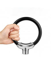 Bike Lock Cycling Anti-Theft Portable Cable Lock Coiled Secure Keys Bicycle Small Cable Lock Zinc Alloy Security Equipment