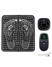 15 Level EMS Electric Foot Massager Pad Blood Circulation Muscle Stimulator Mat