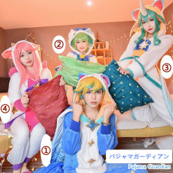 LOL League of Legends Soraka Star Guardian Jumpsuit Pajamas Suit Cosplay Costume Lux Lulu Ezreal Miss Fortune Costume
