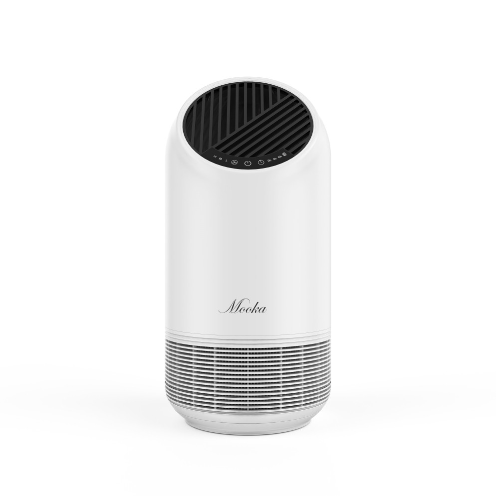 MOOKA True HEPA Air Purifierfor Home Up to 323ft² ,360° Deep Purification 