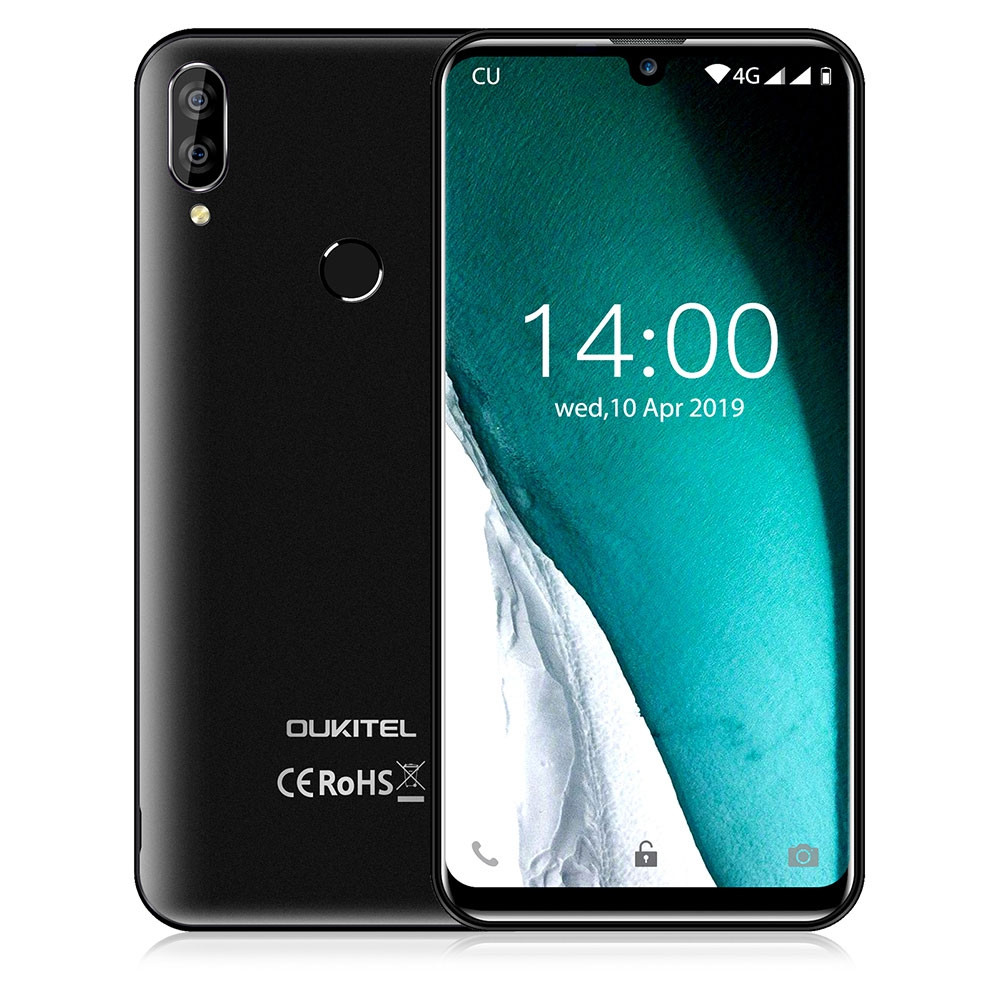 OUKITEL C16 Pro 4G 5.71-inch Waterdrop Smartphone MT6761 Cortex-A53 4-core 3GB RAM 32GB ROM BLACK