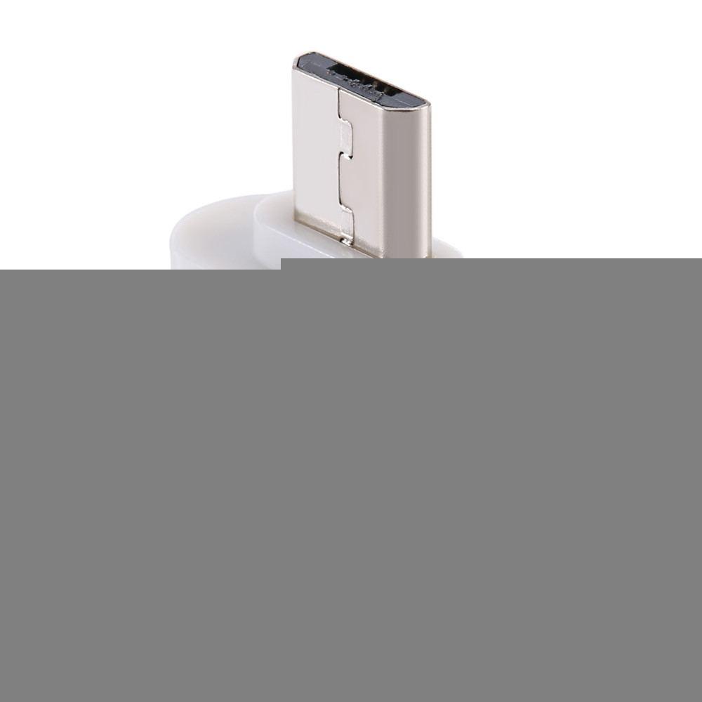 MIXZA Mini 2 in 1 OTG USB 2.0 to Micro-USB Converter Adapter WHITE