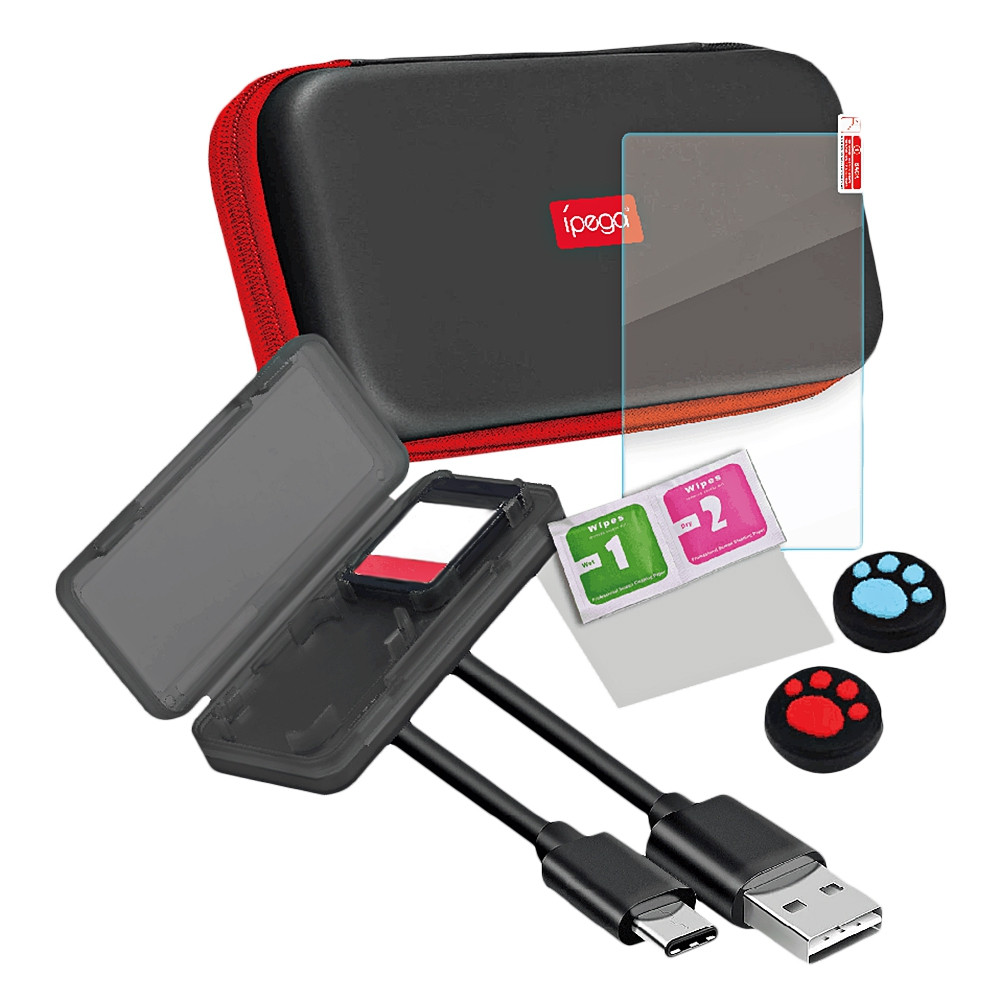 iPEGA PG - SL001 9-in-1 Storage Case Bag for Switch Lite BLACK