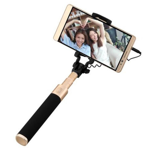 Original HUAWEI Mini Extendable Handheld Folding Selfie Stick Holder Monopod for Smartphone BLACK