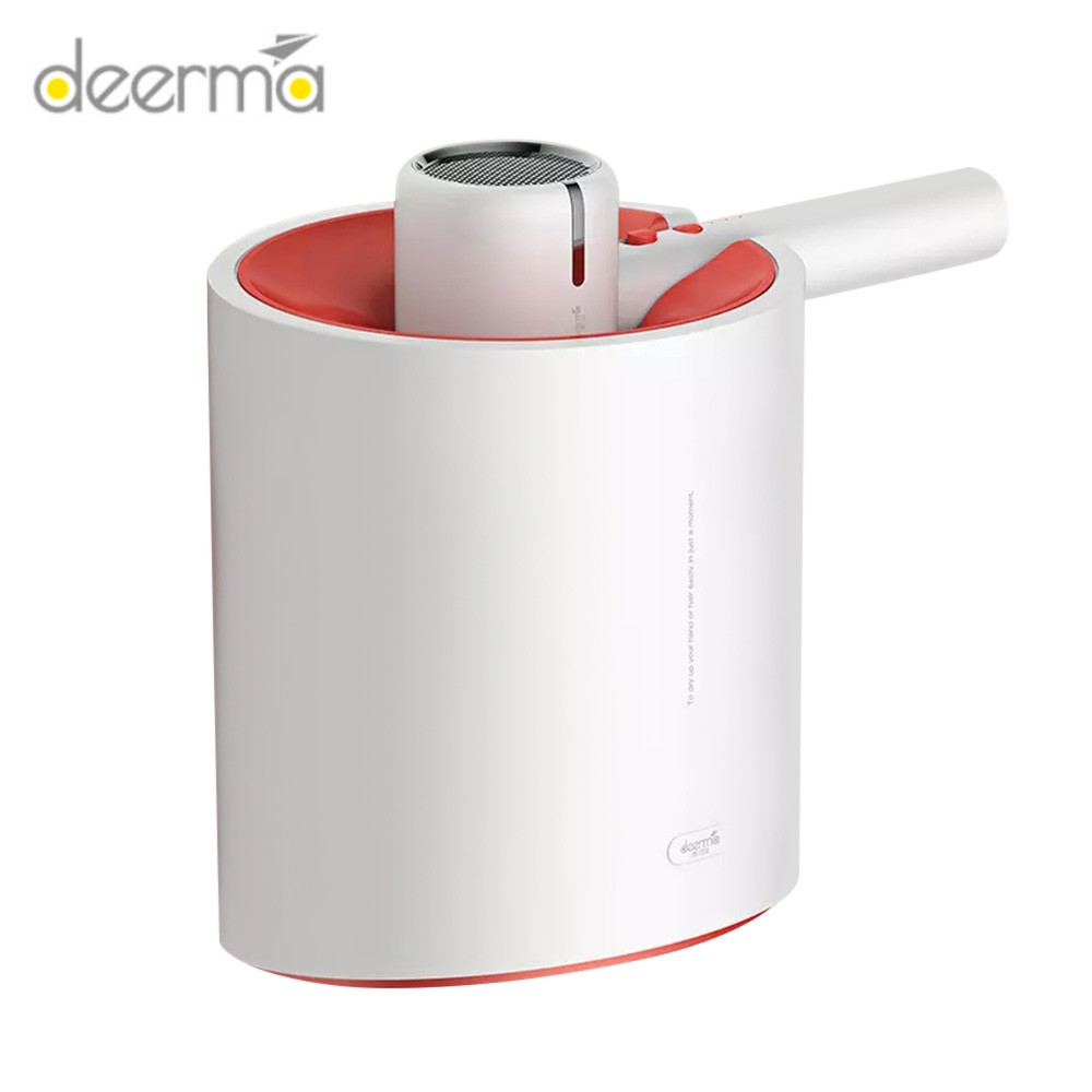 Deerma DEM - GS100 1800W Anion Multi-purpose Hand Dryer Hair Drying Machine IPX1 Waterproof Grade WHITE