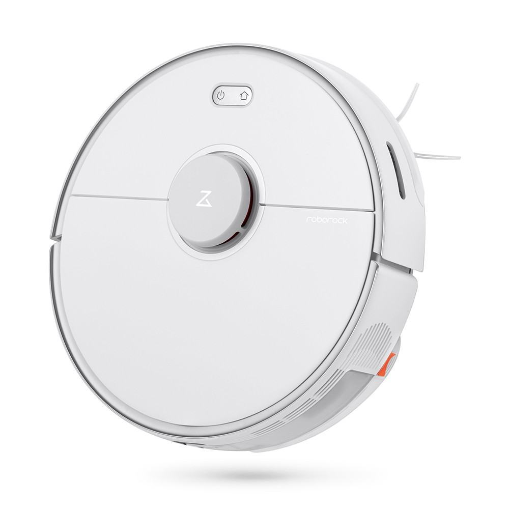 Roborock S5 Max Laser Navigation Robot Vacuum Cleaner with Large Capacity Water Tank Off-limit Area Setting AI Recharge WHITE