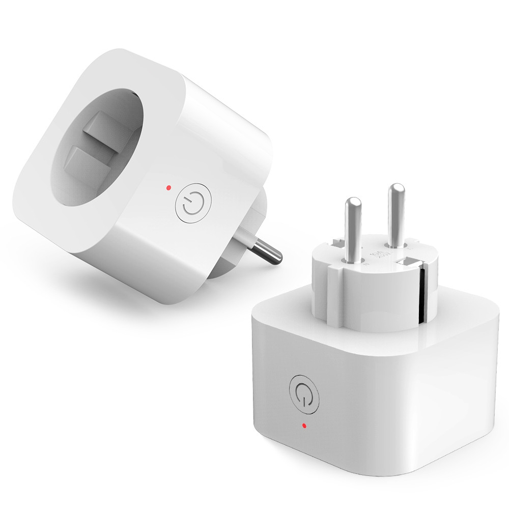 2PCS Elelight PE1004T Smart Sockets Remote Control Outlet with Timing Function WHITE