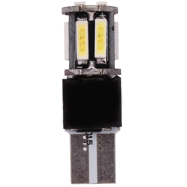 MZ T10 5W 400lm 10 SMD 7020 LEDs Flare Light Car License Plate / Width Lamp ( DC 12V ) BLACK