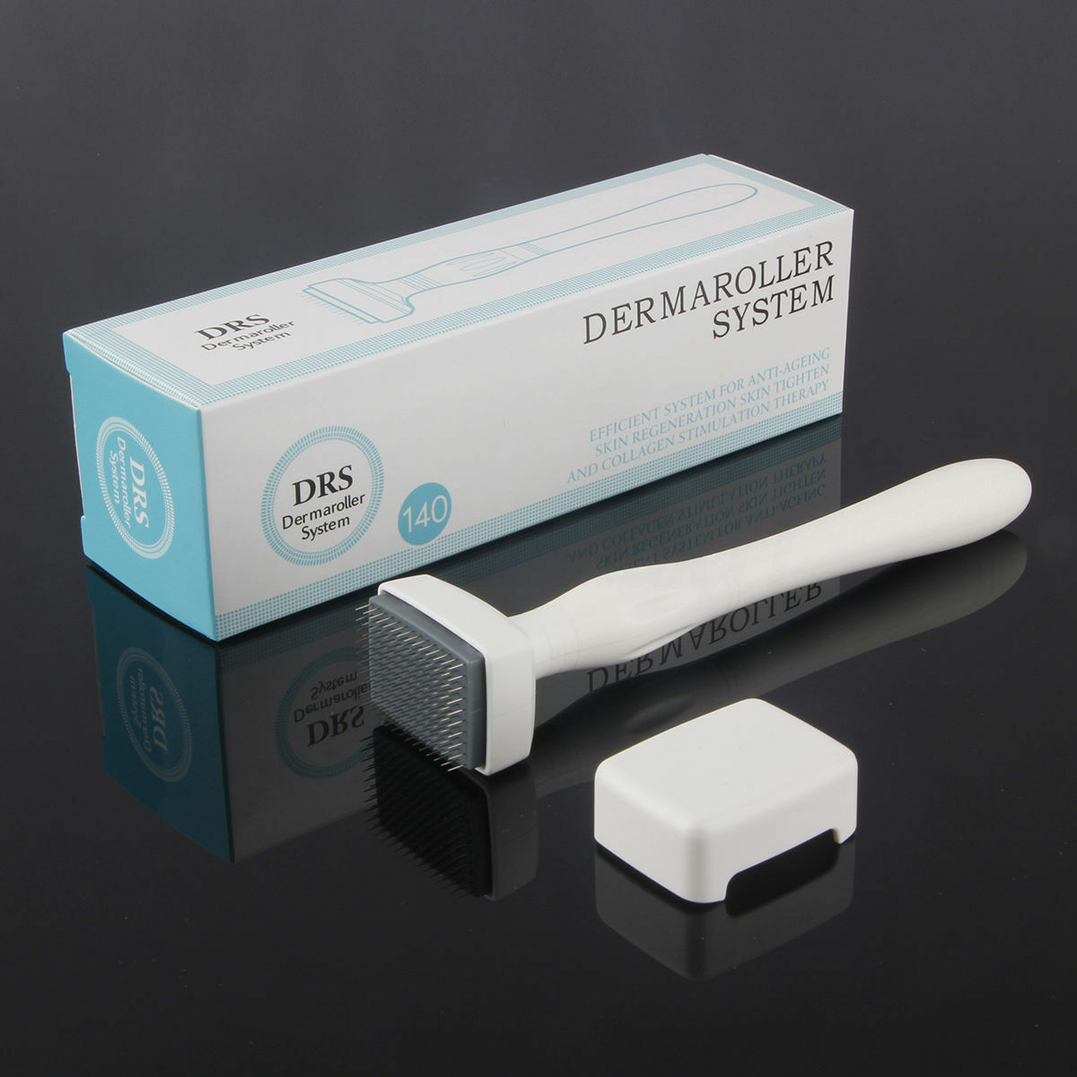 DRS 140 NEEDLE TITANIUM DERMA STAMP & MICRO NEEDLING THERAPY SYSTEM 0.2-3.0mm