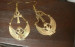 Brass Isis Egyptian Goddess Earrings Egyptian Jewelry Egyptian Earring