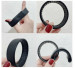 Wide Pony Band Clip Wide Pony Hair Band O Hair Tie Band Women Fashion