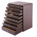 8-Storey Luxury Jewelry Box, Jewelry Box, Necklaces, Earrings, Sunglasses, Bracelets, Watches, Etc, Brown