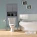 FCH Two-Door Toilet Cabinet Grey