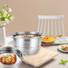 ZOKOP SP-3T Four-Layer 304 Stainless Steel Steamer 11 inch (28cm) 2 Steamer   2 Full Grid