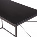 (100 x 50 x 75cm) Simple Crossing Student Table Balck