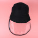 Protective Sunproof Fisherman's Hats with Anti-Saliva Transparent Face Shield Protection Equipment