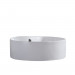 Ceramic Basin Above Counter Basin-Round With Tap Mounting Hole White