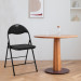 3024 Camel Chair With 4 Foldable Leather Curved Backrests Black