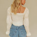 2020 Off Shoulder Fashion Button Sexy Women Tops Shirt Blouses Elegant