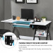 Oshion SCT-57 Sewing Machine Table Cutting Table Worktable Computer Table- White