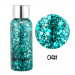 1Pcs Eye Glitter Nail Hair Body Face Glitter Gel Art Flash Heart Loose Sequins Crea