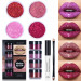 4 Colors In 1 Glitter Powder Lip Gloss DIY Lip Gloss Base Gel Tools Lip Gloss Making Shimmer Face Glitter Makeup Use