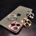 Shockproof For iPhone 11 12 13 Pro Max Mini Shiny Rhinestone Glitter Phone Camera Lens on Diamond Lens Protector Cover
