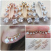 Gorgeous 925 Silver Stud Earrings Women White Sapphire Jewelry A Pair/set