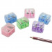 Precision Makeup Cosmetic Pencil Sharpener Eyebrow Lip Liner Eyeliner 2 Holes